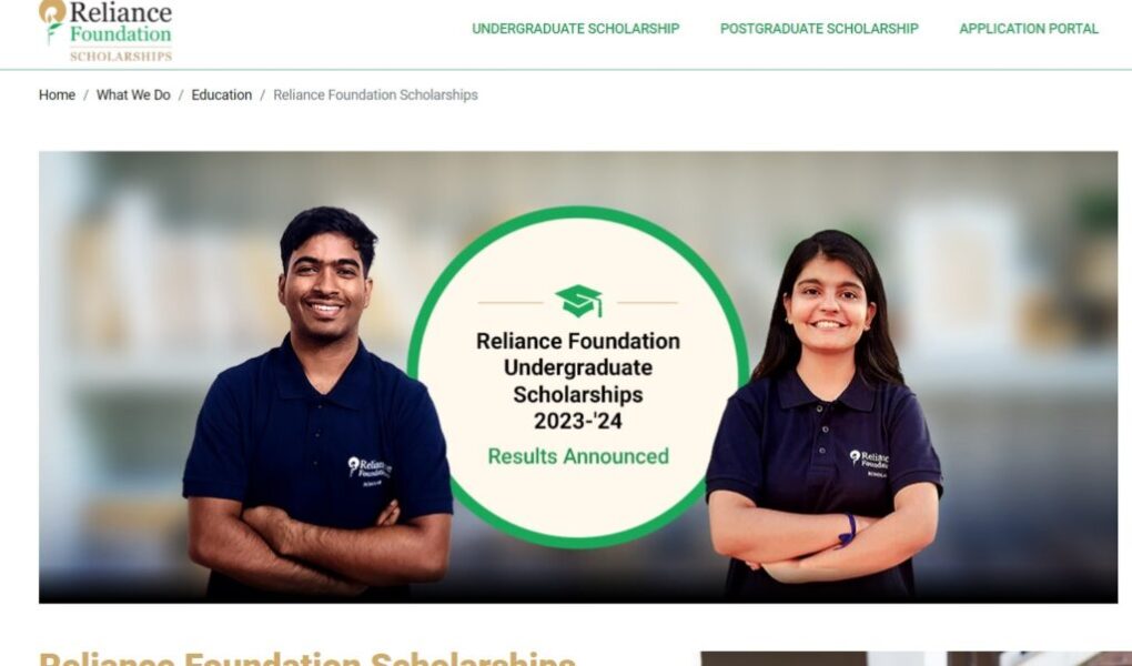 Reliance Foundation PG Scholarship 2025: Check Eligibility, Scholarship Amount, Apply Link, @scholarships.reliancefoundation.org 2 Reliance Foundation PG Scholarship 2025